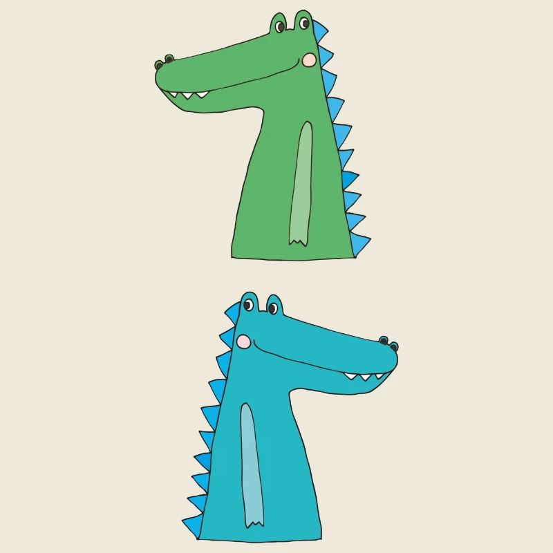 krokodile zweifach