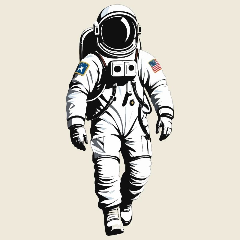 Astronaut - Profession Design Sticker