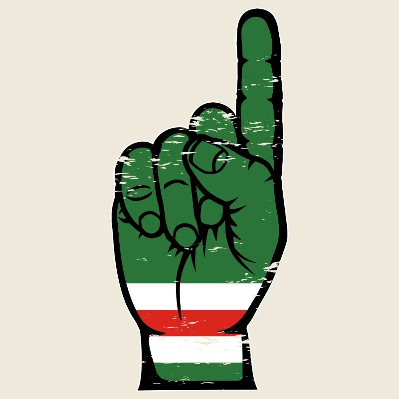 Tschetschenien Flagge Nummer 1 used