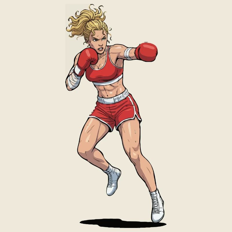 Boxer-Ehefrau