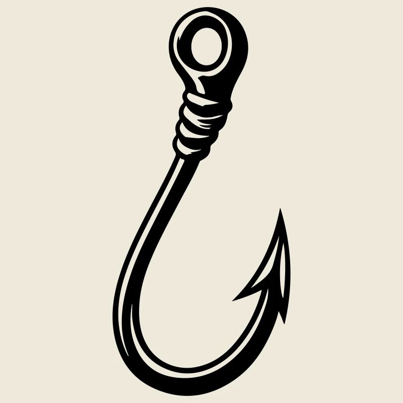 Fish hook icon
