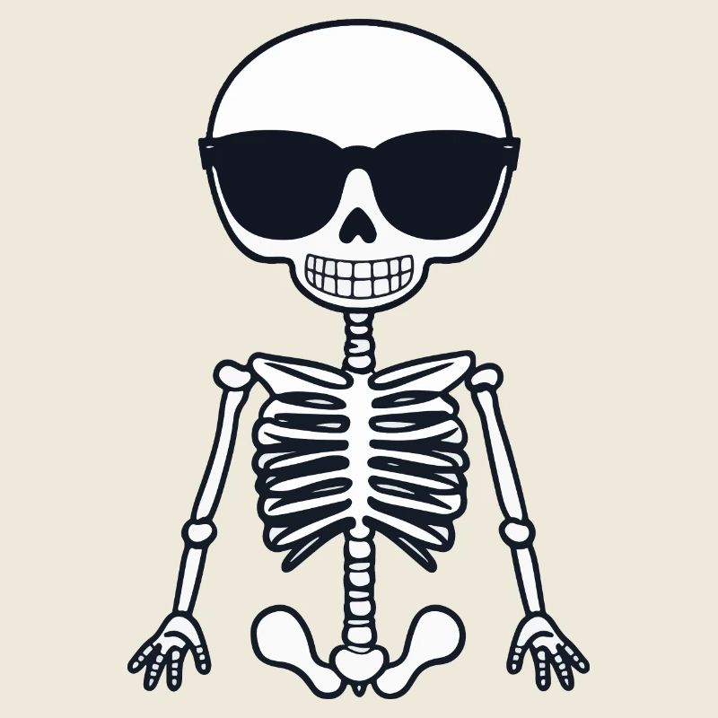 Squelette Halloween Cool