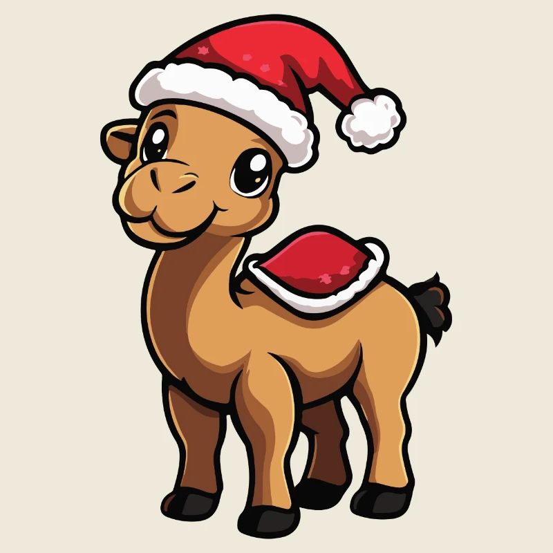 Kamel Weihnachten Niedlich