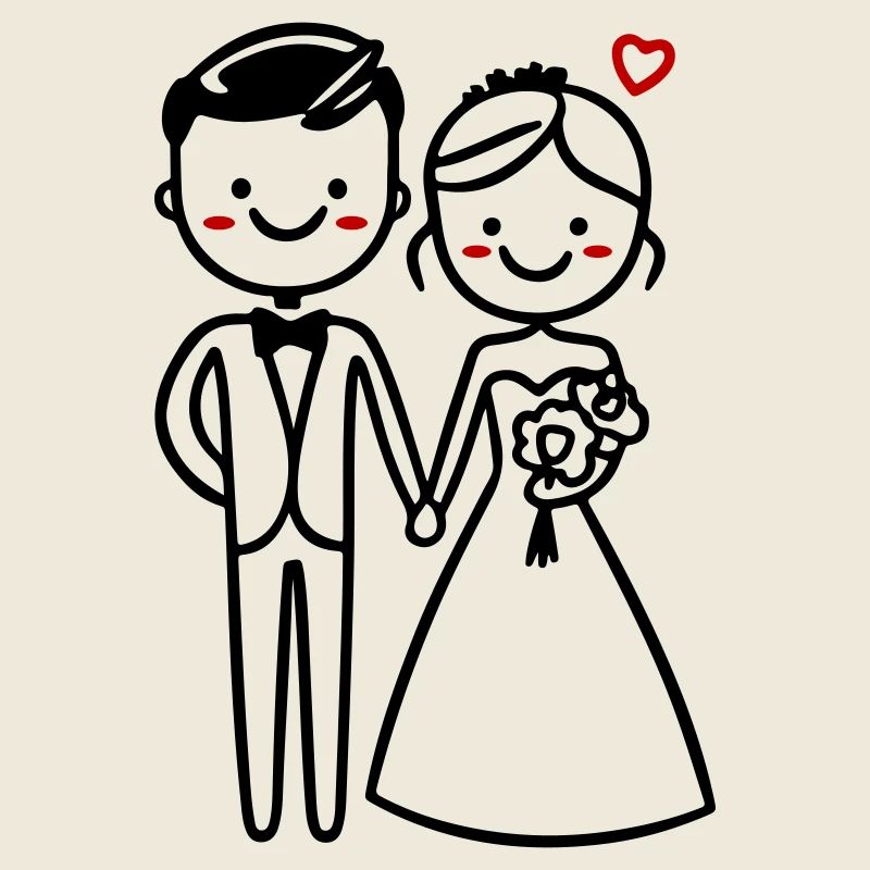 Hochzeit Brautpaar Bräutigam Braut