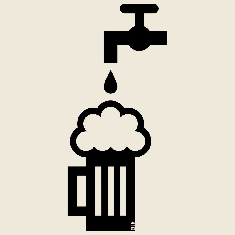 Robinet de chope à bière (Chope à bière, Chope à bière, Chope à bière noire)