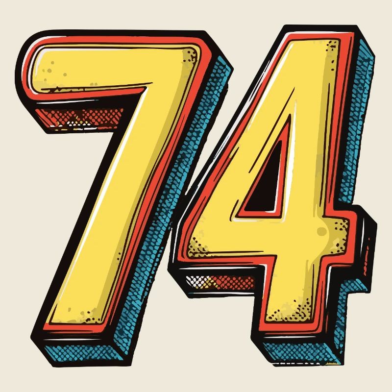 74 Symbole numérique