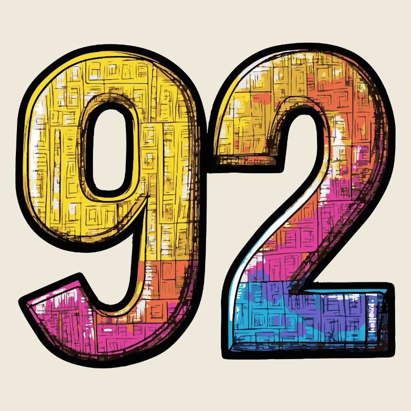 92 Symbole numérique