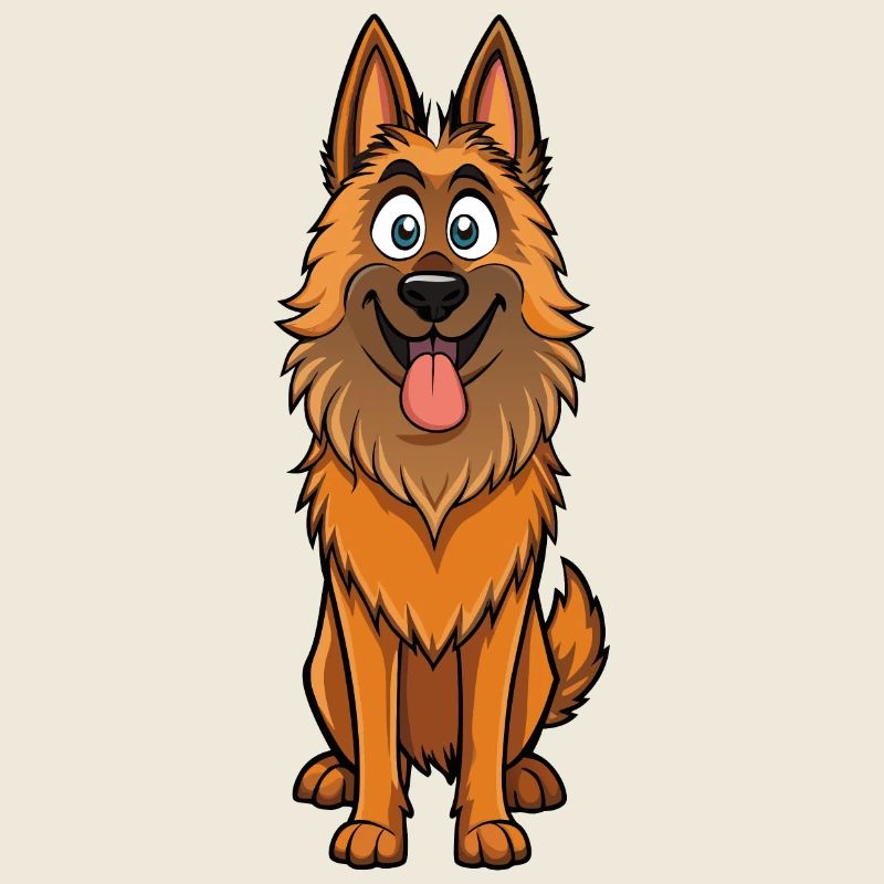 Expression intense d’un Tervuren belge
