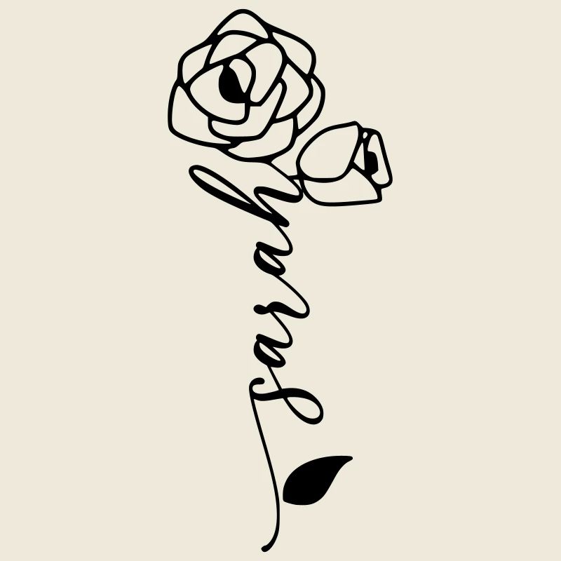 Sarah Surname First Name Name Flower