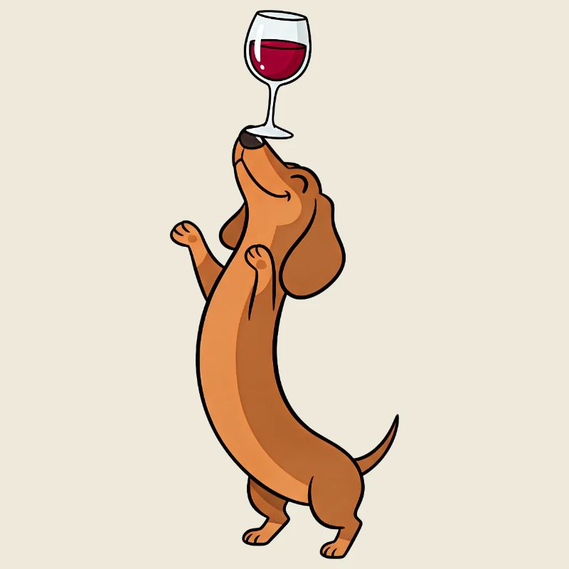Dachshund, Wine Lover, Viennese Dog Mom Weenie