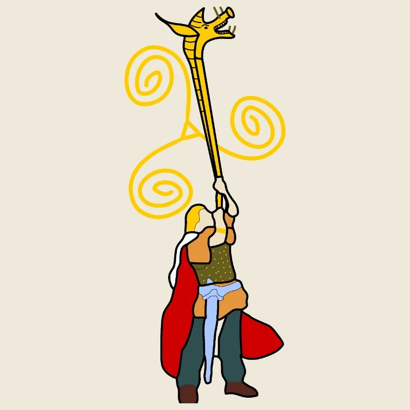 Gallic warrior at Carnyx