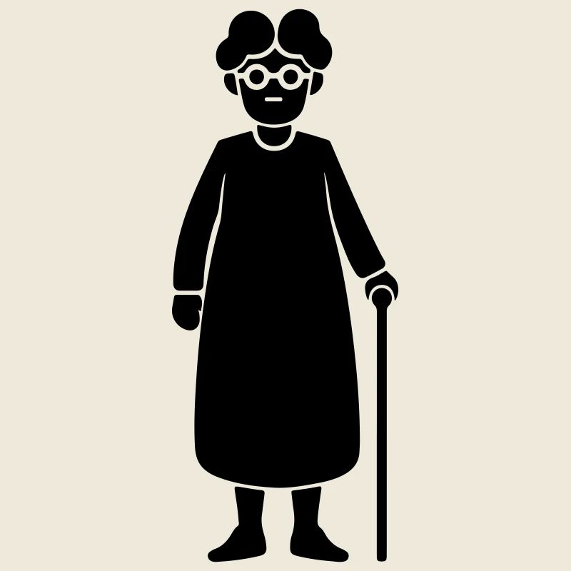 Silhouette de Mamie