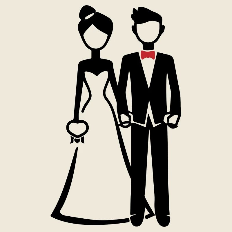 Bride and groom bride
