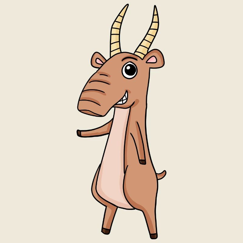 Antilope Saiga Saiga
