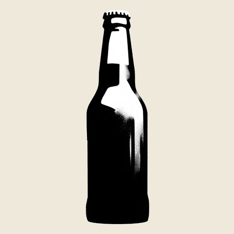 Einfach Bier | Silhouette einer Bierflasche
