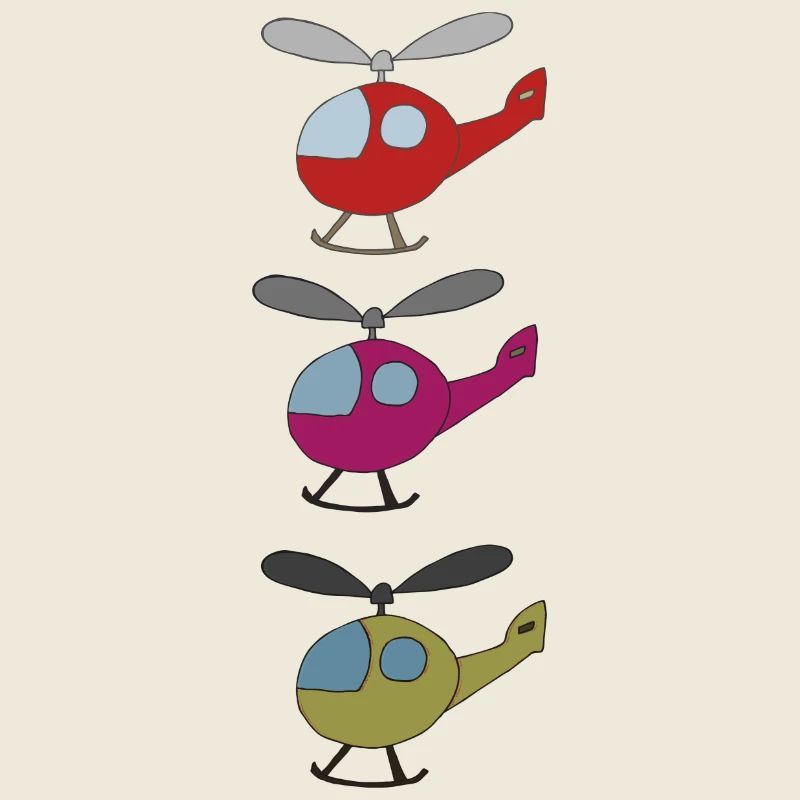 Hélicoptère coloré