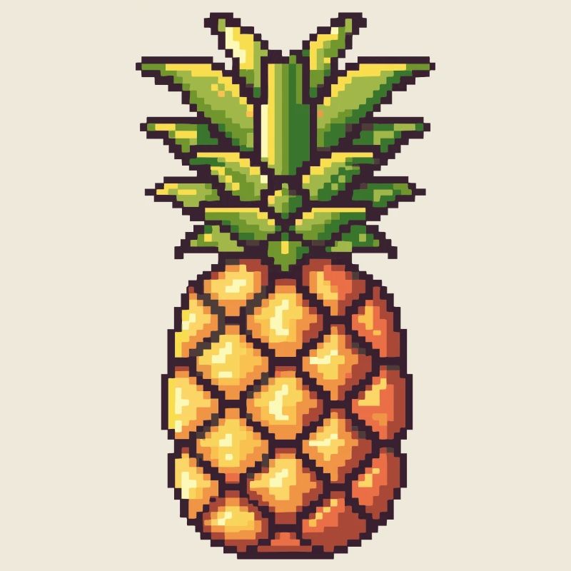 Ananas Pixel Gamer