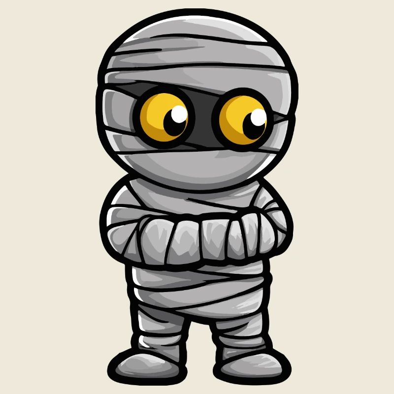 Mummy Halloween Cartoon