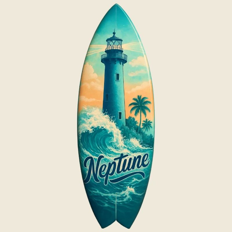 Neptune Lighthouse Surfboard