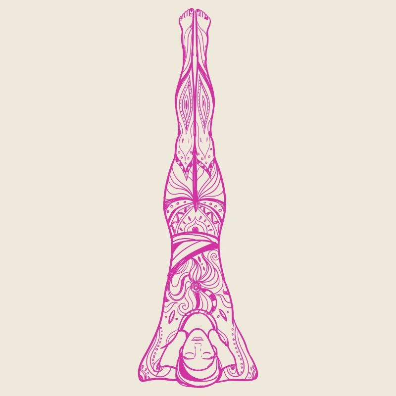 03 Sirshasana oder Kopf-Yoga | Zeichnen von Strichen