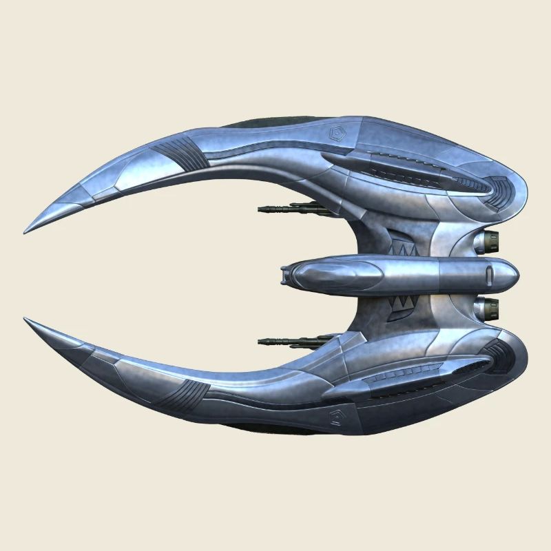 Battlestar Gallactica: Cylon Raider [Vue de dessus]