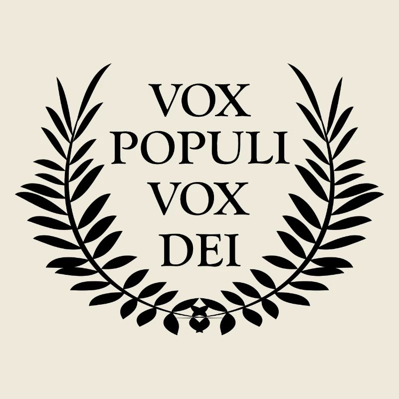 Expression latine Vox populi vox dei