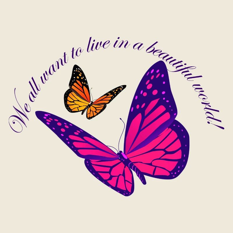 Neon Butterfly Magic