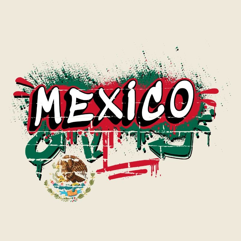 Design de graffitis sur le drapeau