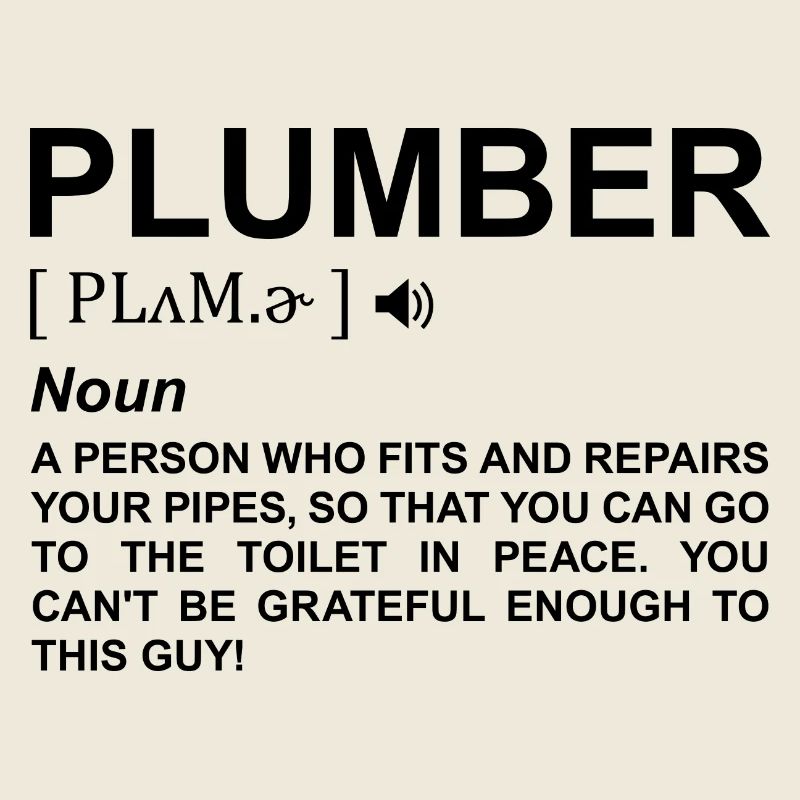 Signification du plombier