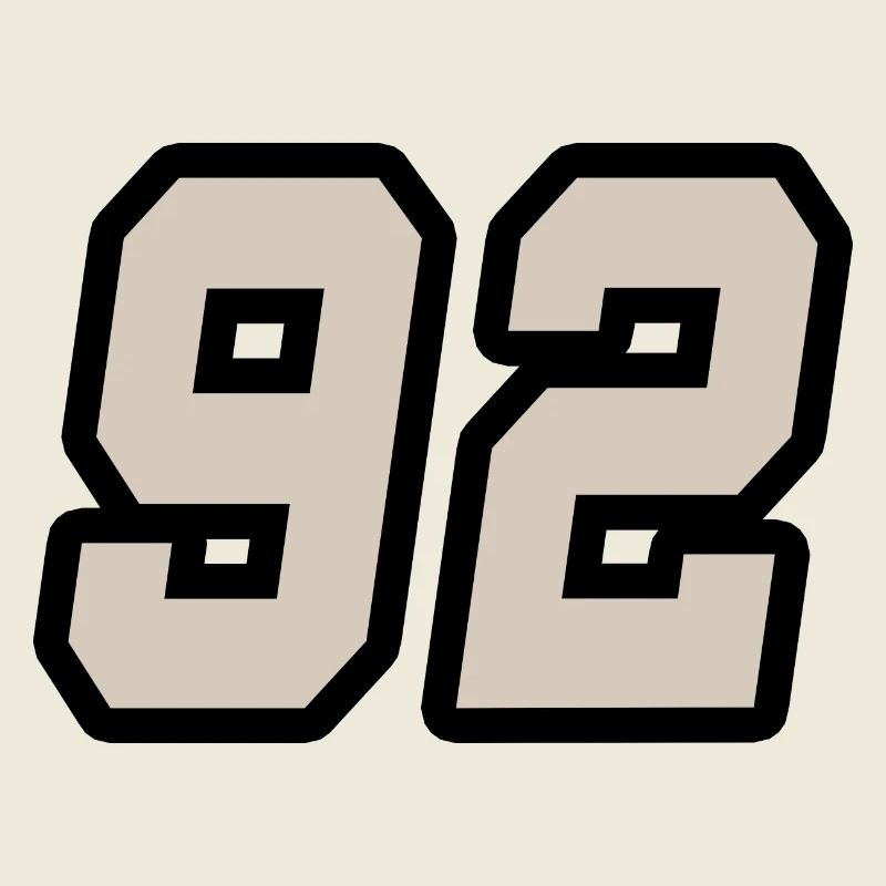 Nummer zweiundneunzig 92