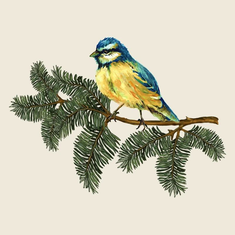 Bunter Vogel