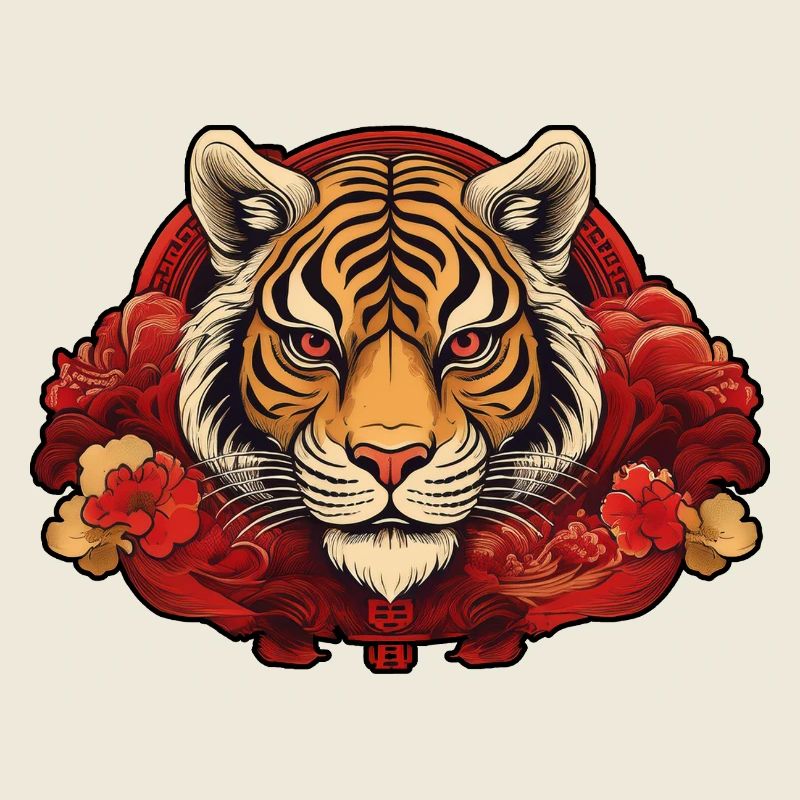 Tiger with Background