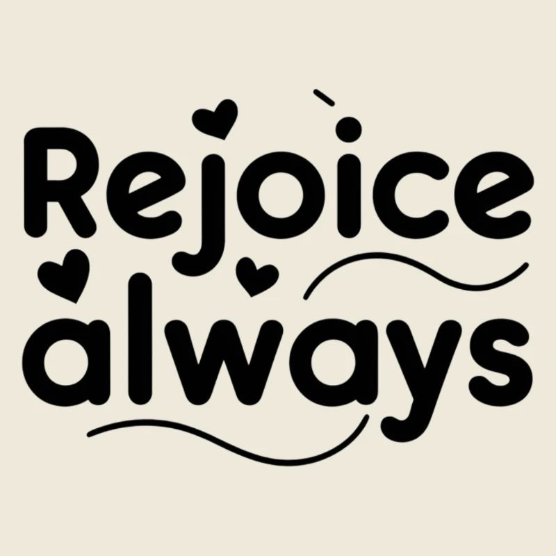 Rejoice, all the time