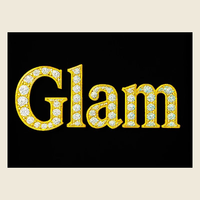 Glam Diamant Buchstaben