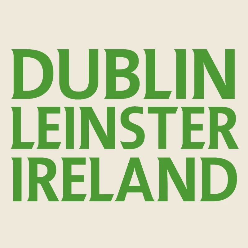 Dublin – Irlande Textdesign
