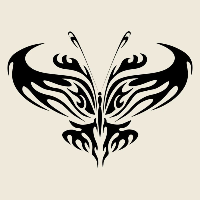 Schwarzer Schmetterling