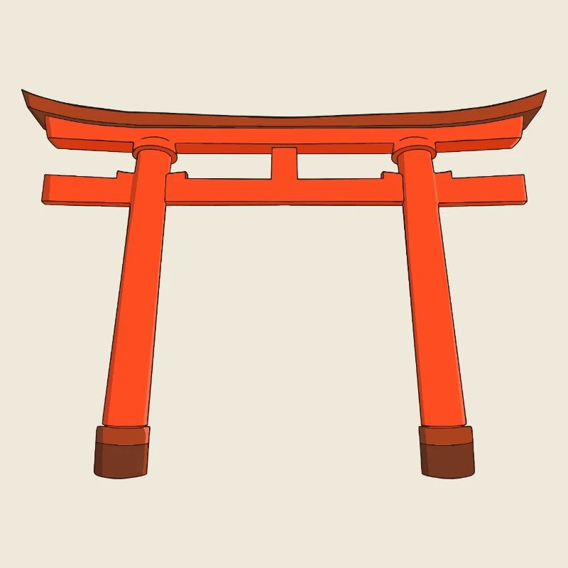Lebendiges Torii-Tor