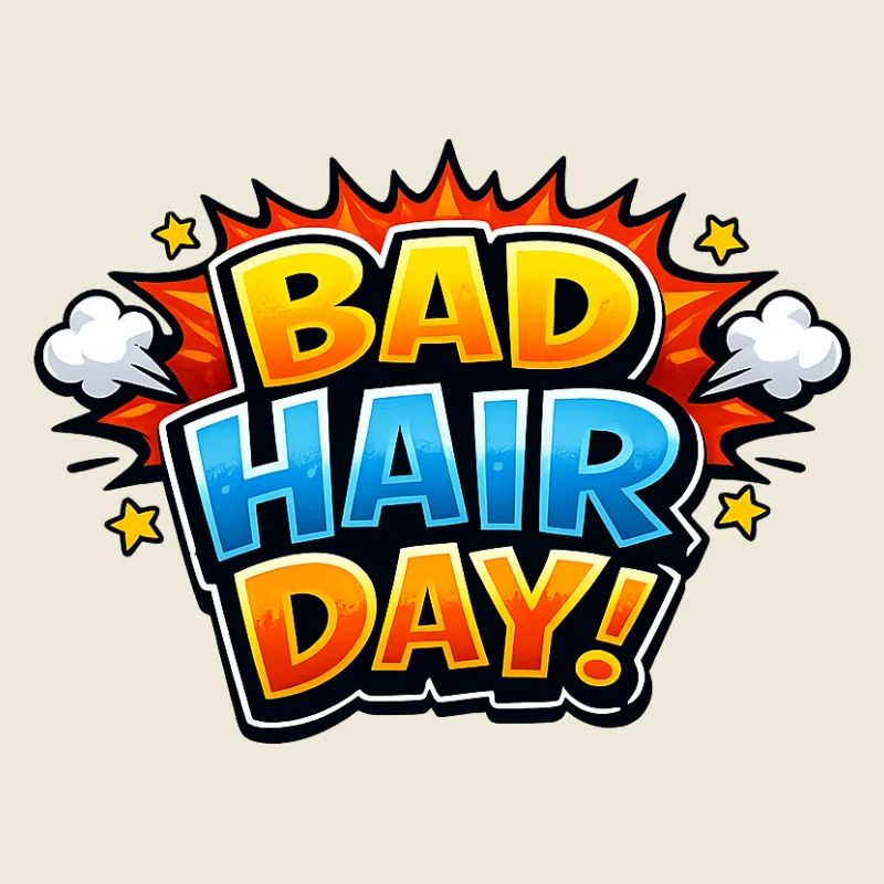 Bad Hair Day Comic Explosion