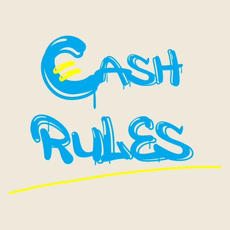 Lettres graffitis Money Rules