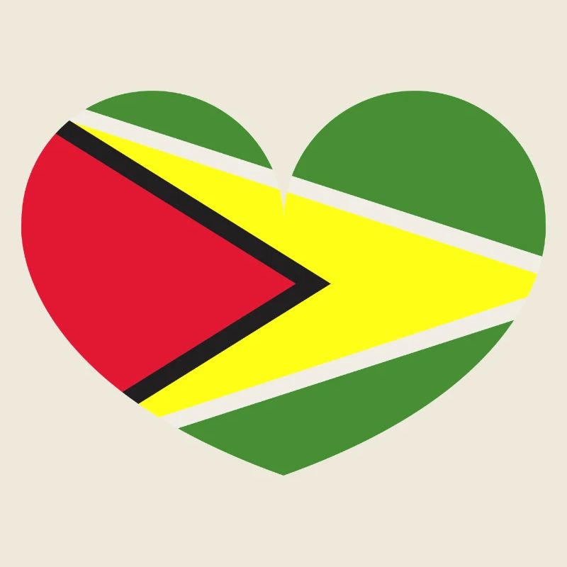 Guyana heart flag