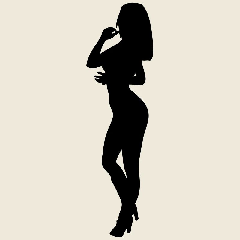 Frau Körper Silhouette Vektor-Design