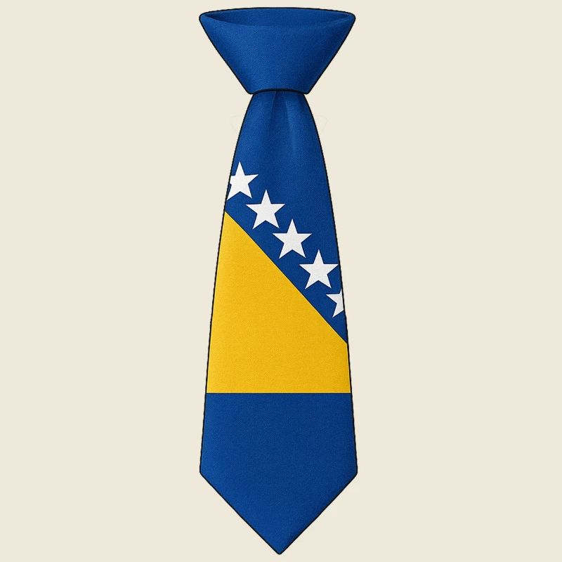 Cravate Bosnie – Conception du drapeau