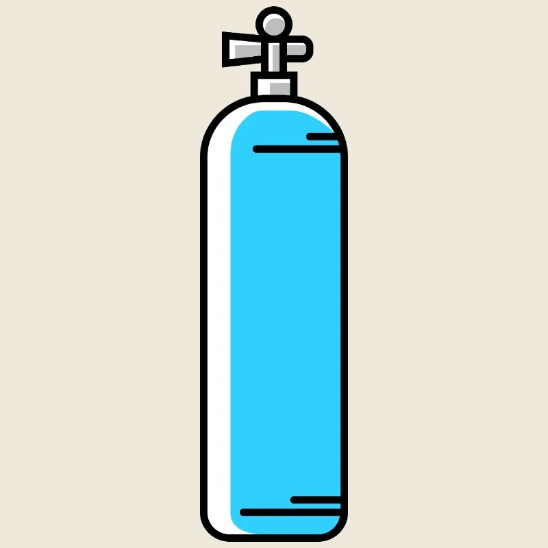 Oxygen diving icon
