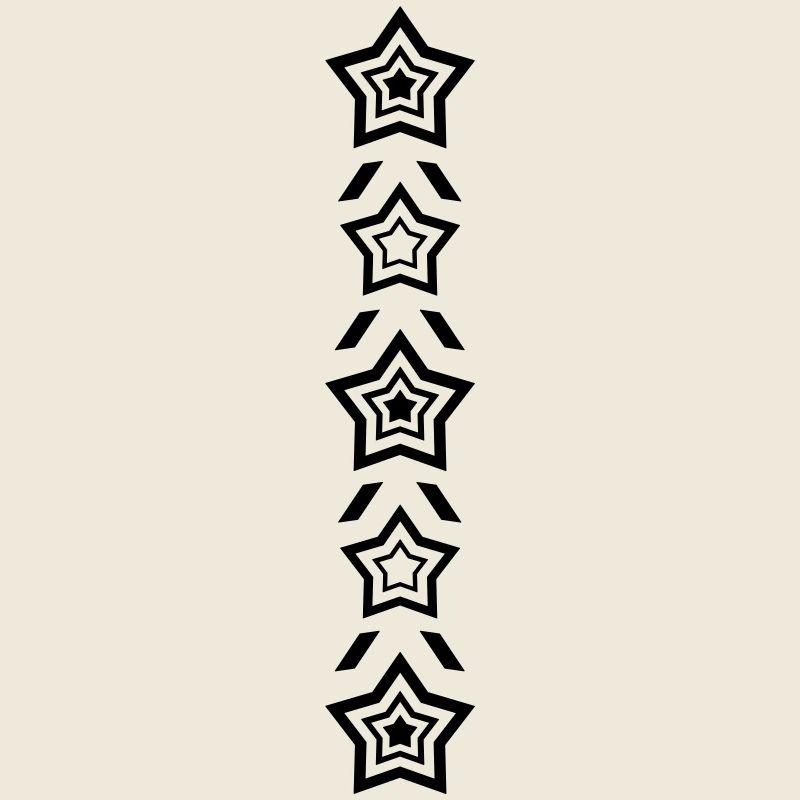 Rangée d’étoiles
