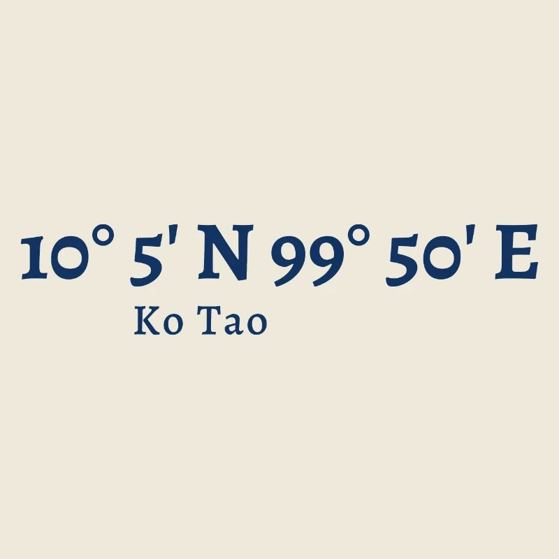 Ko Tao coordinates