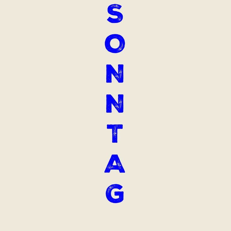 Sunday - blue