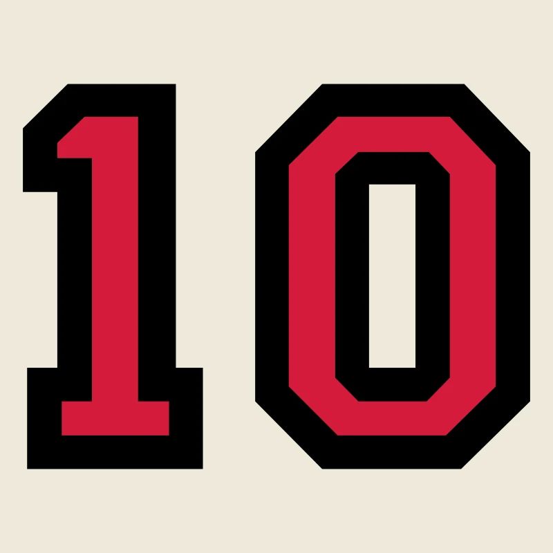 Le numéro 10 - le numéro dix