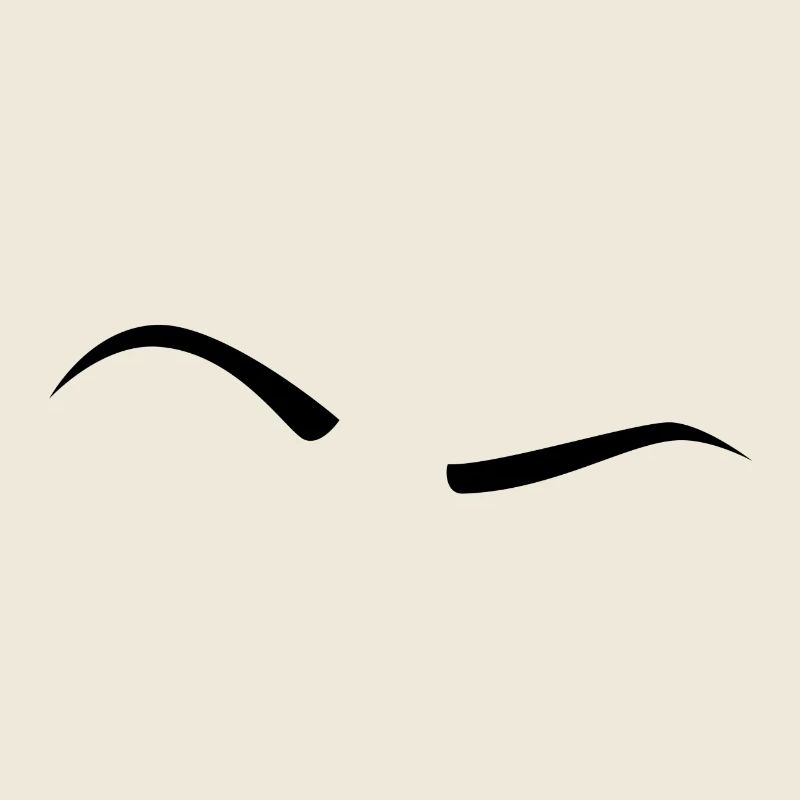 Raised Eyebrow - Black
