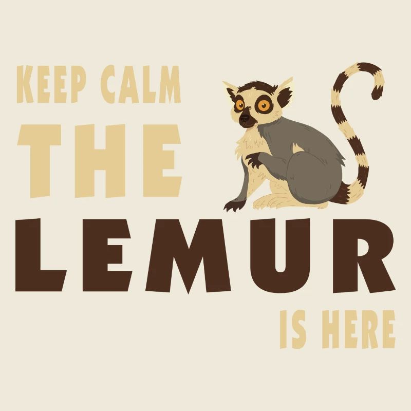 Keep Calm Lemur is here / Geschenk