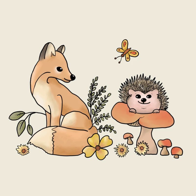 Fuchs und Igel